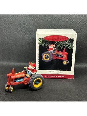 1994 Hallmark "Makin' Tractor Tracks" Keepsake ornament collectors series